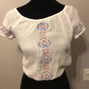 Tribal flowy shirt